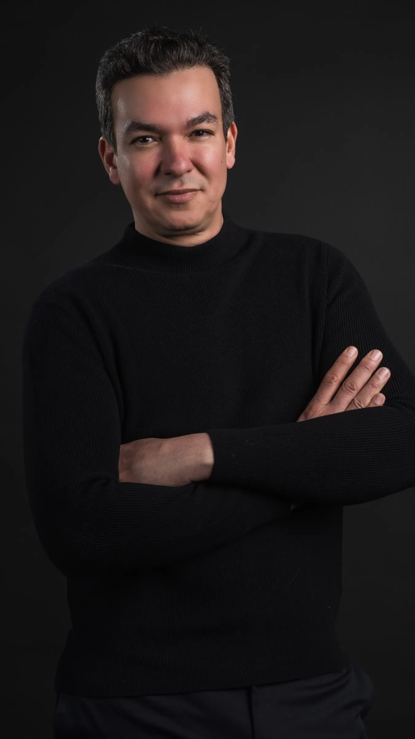 Studio portrait of Dr. Hassan Ben Moussa