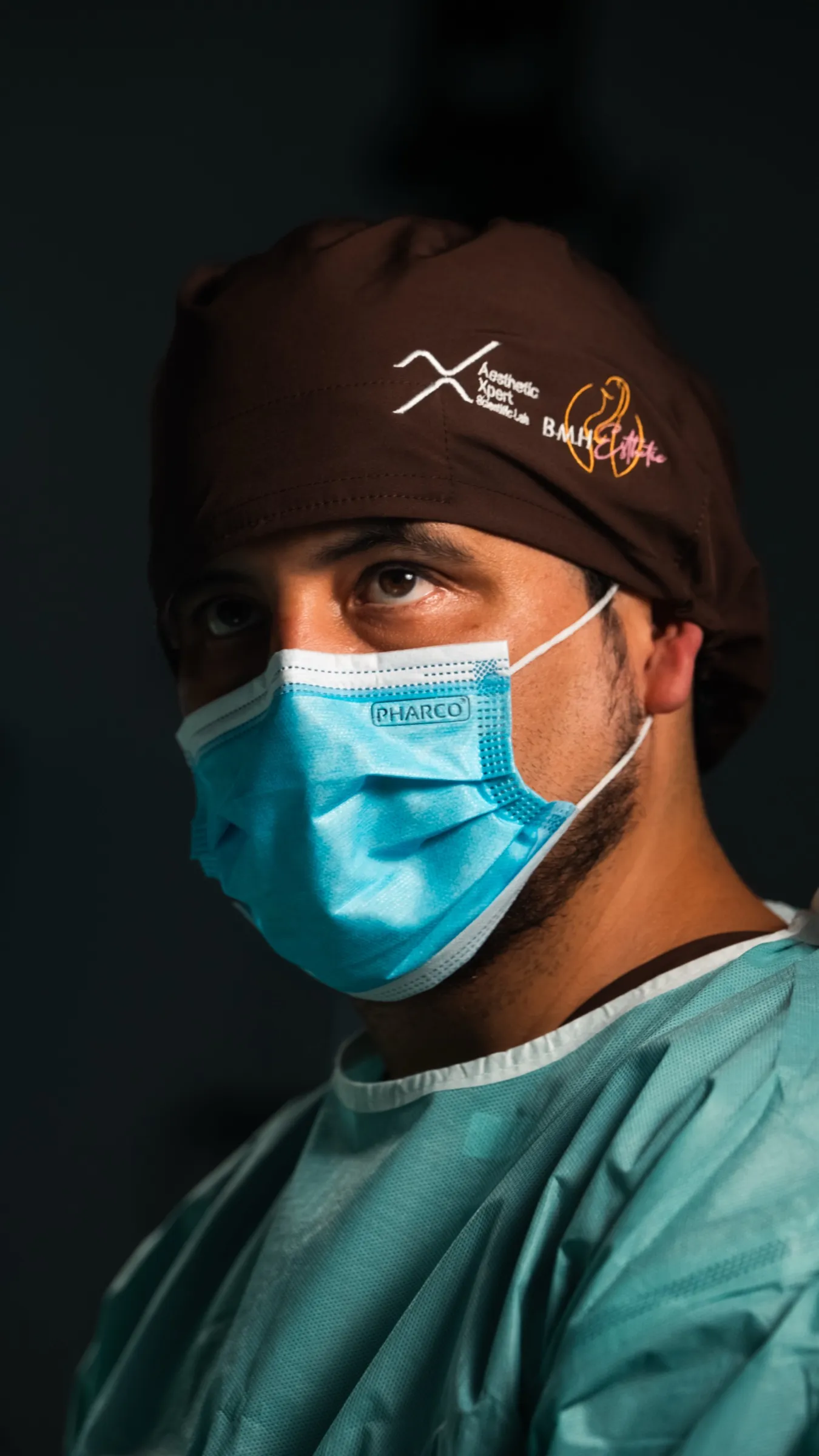 Portrait of a surgeon in the operating room